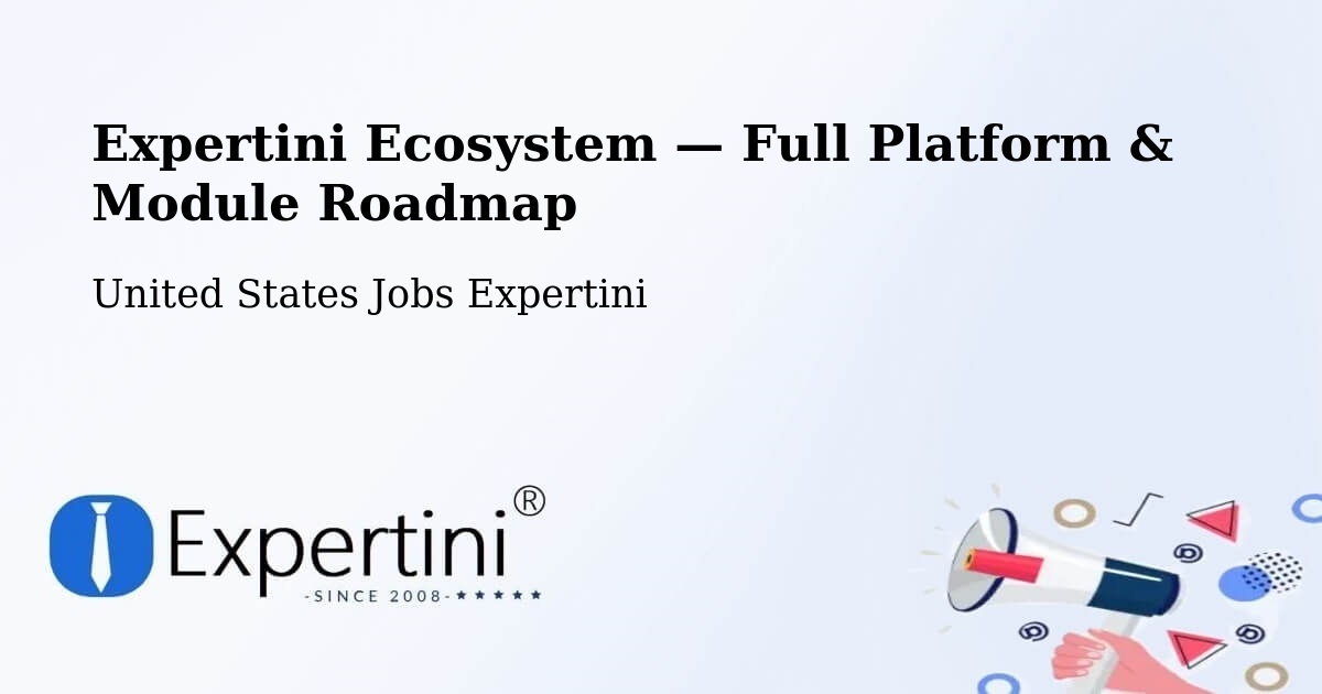 Expertini Ecosystem — Full Platform & Module Roadmap – Brunswick